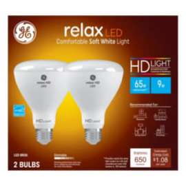 GE 2PK 9W BR30 Bulb