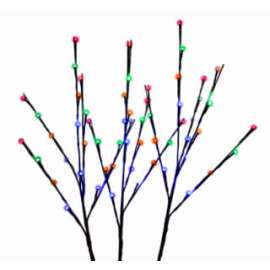 3PK LED B/O Twig Lights