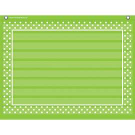 Lime Polka Dots Mini Pocket Chart (17" x 22")