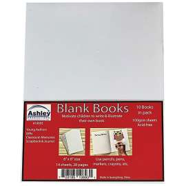 Soft Blank Book, 6" x 8", Pack of 10