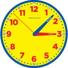 Time Zone 12" Instruction Clock