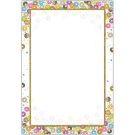 Smart Poly® Chart, DonutFetti® Blank, 13" x 19"
