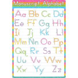 Smart PolyВ® Chart Manuscript Alphabet, 13" x 19"