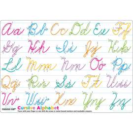 Smart PolyВ® Single Sided PosterMat PalsВ®, Cursive Handwriting, 12" x 17.25"