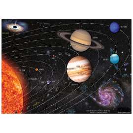 Smart Poly® PosterMat Pals Space Savers, 13" x 9-1/2", Solar System