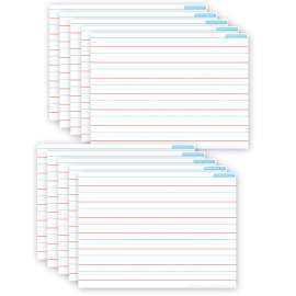 Smart PolyВ® PosterMat PalsВ™ Space Savers, 13" x 9-1/2", Handwriting 3/4", Pack of 10