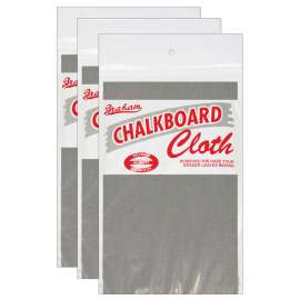 Chalkboard Cloth, 15" x 36", Pack of 3