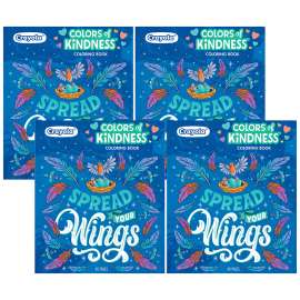 Colors of Kindness Adult Coloring Book, Pack of 4