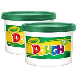 Modeling Dough, Green, 3 lbs Bucket, Pack of 2