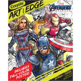 Art with Edge, Marvel Avengers Infinity Wars, 28 Coloring Pages + 1 Poster