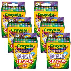 Cosmic Crayons, 24 Per Pack, 6 Packs