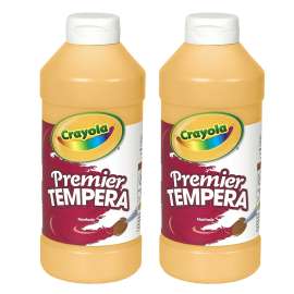 Premier Tempera Paint, 16 oz, Peach, Pack of 2