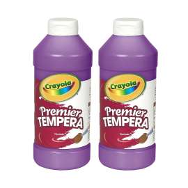 Premier Tempera Paint, 16 oz, Violet, Pack of 2