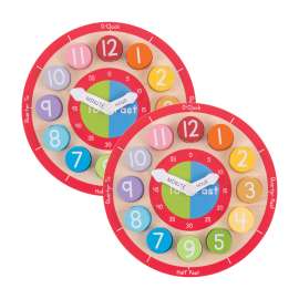 Teaching Clock, Pack of 2