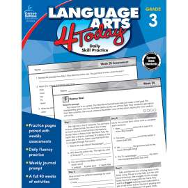 Language Arts 4 Today Workbook, Grade 3