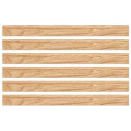 Grow Together Light Wood Grain Straight Borders, 36 Feet Per Pack, 6 Packs