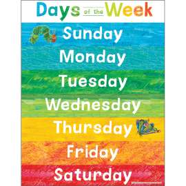 World of Eric Carle Days of the Week Chart