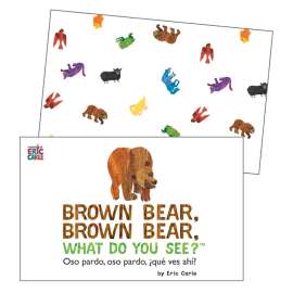 Brown Bear, Brown Bear, What Do You See? Learning Cards, English & Spanish, 54 Pieces