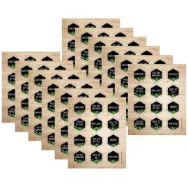Simply Boho Celebrations Shape Stickers, 72 Per Pack, 12 Packs