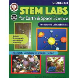 STEM Labs for Earth & Space Science Resource Book, Grade 6-8, Paperback