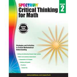 Critical Thinking for Math Workbook, Grade 2, Paperback
