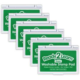 Washable Stamp Pad - Green - Pack of 6