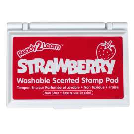 Washable Stamp Pad - Strawberry Scent, Red