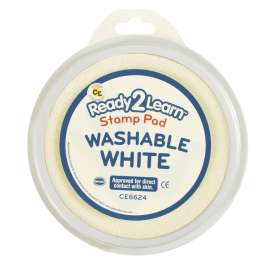 Jumbo Circular Washable Stamp Pad - White - 5.75" dia.