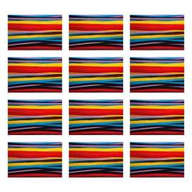Chenille 6" Stems, Assorted Colors, 100 Per Pack, 12 Packs