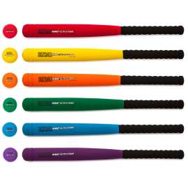 Rhino® Ultra Foam 29-Inch Bat & Ball Set, Set of 6