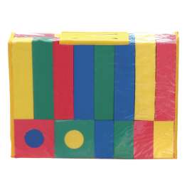 Activity Blocks, Assorted Primary Colors, Assorted Sizes, 40 Pieces