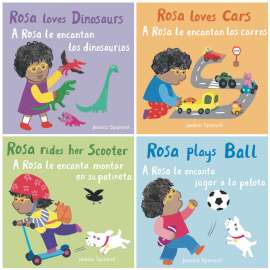 All About Rosa Bilingual Board Books, Set of 4