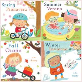 Seasons/Estaciones Bilingual English/Spanish Books, Set of 4