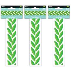 Leaf Garland Border EZ Border, 48 Feet Per Pack, 3 Packs