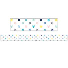 Calm & Cool Colorful Mini Chevrons EZ Border, 48 Feet