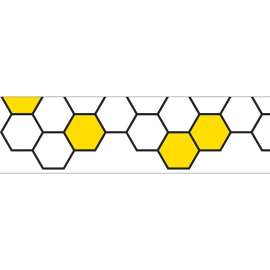 Busy Bees Honeycomb EZ Border, 48 Feet