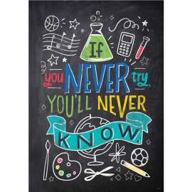 If You Never Try Inspire U Poster