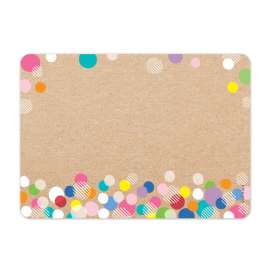 Krafty Pop Colorful Kraft Bubbles Labels, 2-1/2" x 3-1/2", Pack of 36
