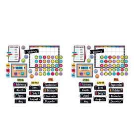 Bold & Bright Calendar Bulletin Board Set Bulletin Board Set, 2 Sets