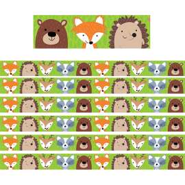 Woodland Friends Border, 35 Feet Per Pack, 6 Packs