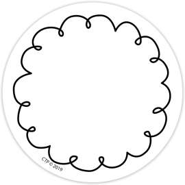 Loop-de-Loop 3" Designer Cut-Outs, Pack of 36