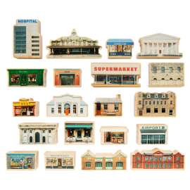 My Little Town Wooden Blocks - Set of 20 - Ages 1+