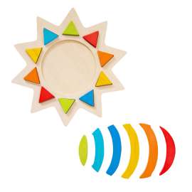 Rainbow in the Sun Wooden Puzzle - Ages 12m+