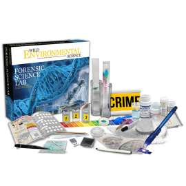 Forensic Science Lab - Crime Scene Science Kit - Ages 8+ - Examine Crime Scenes and Learn Real Forensic Biology