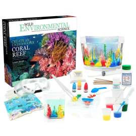 Create An Underwater Coral Reef - Science Kit for Ages 8+ - Grow Instant Coral, Chemical Seagrass and More