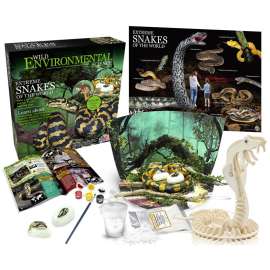 Extreme Snakes of the World - For Ages 6+ - Create and Customize Models and Dioramas - Study the Most Extreme Animals