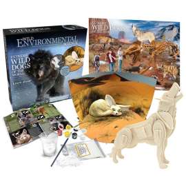 Extreme Wild Dogs of the World - For Ages 6+ - Create and Customize Models and Dioramas - Study the Most Extreme Animals