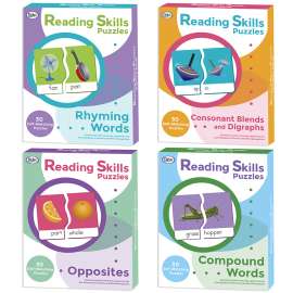 Reading Skills Puzzles, Set of all 4