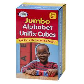 Jumbo Alphabet UnifixВ® Cubes, Set of 30