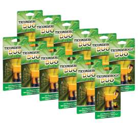 DUO Sharpener/Eraser, Green and Yellow, Pack of 12